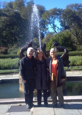 John, Pat & Linda at Central Parks Conservancy Gardens